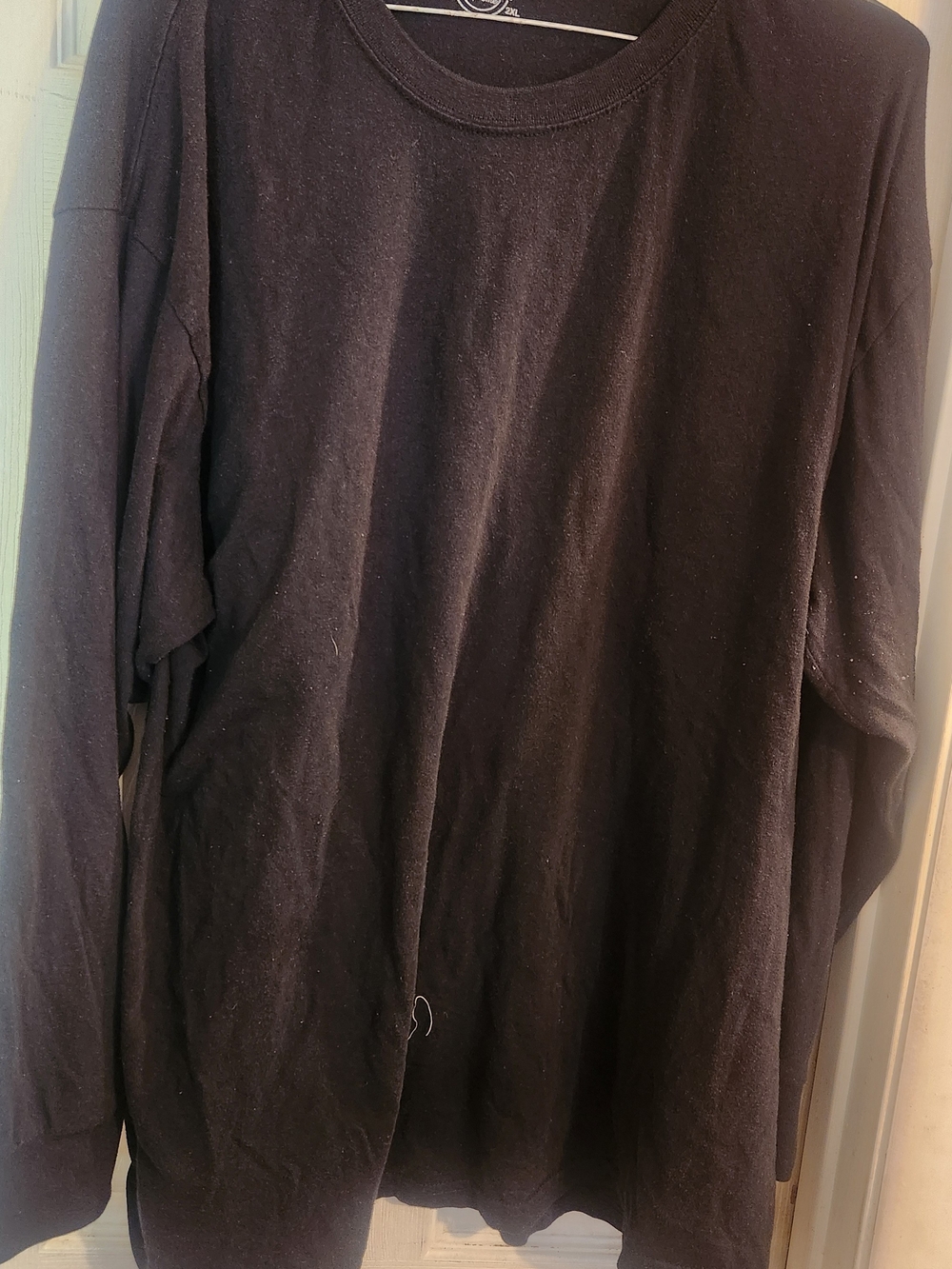 Men's Black Crewneck Long Sleeve